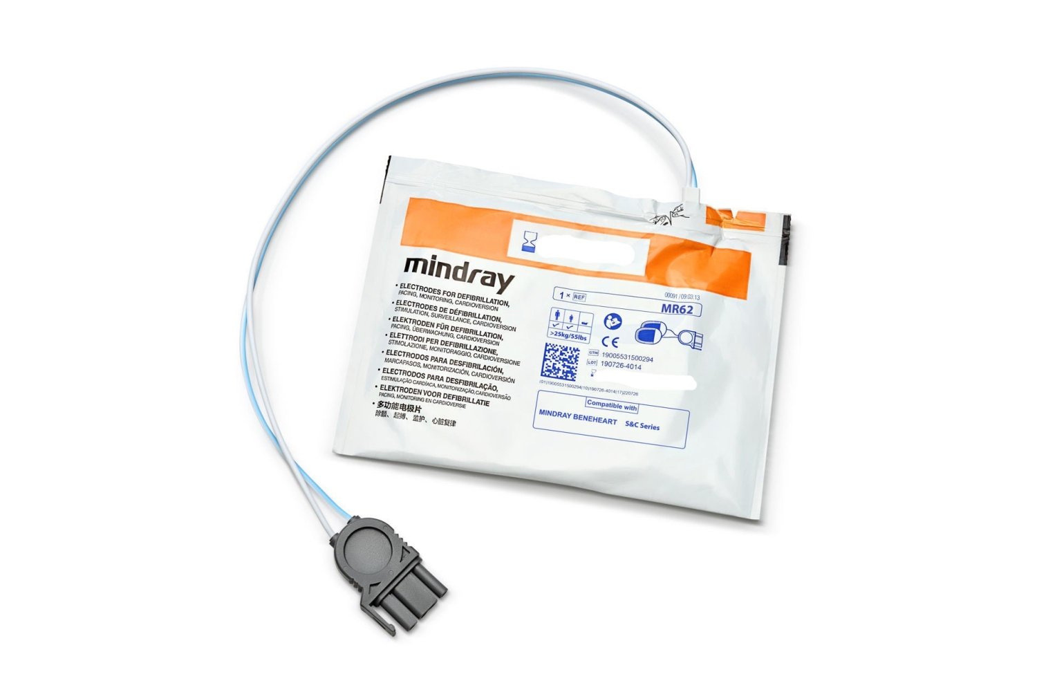 Mindray Multifunction Defibrillator Pads Basic Adult MR62 | Buy Now ...
